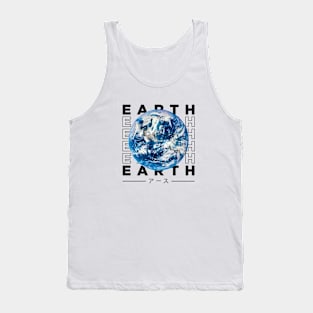 Earth Brutalism Design Tank Top